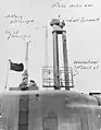 Submarine version FuMO 61 "Hohentwiel" antenna and FuMO Ant.3 "Bali" on board a Type XXI U-Boat