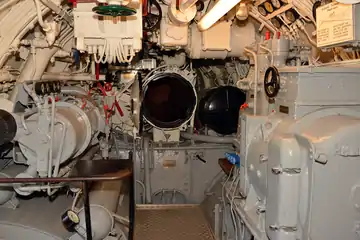 U-995 aft torpedo compartment