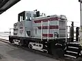 Utah Central 1237, ex-U.S. Air Force 44-ton locomotive at the Utah State Railroad Museum, Ogden, Utah. It is currently nonoperational.