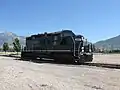 Utah Central 201, ex-Rarus Railway 201, at Business Depot Ogden, Ogden, Utah