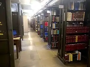 Shelving in the Main Stacks