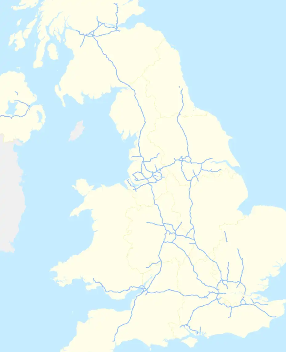Avonmouth Bridge is located in UK motorways