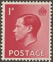 Edward VIII 1d of 1936