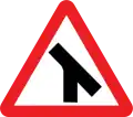 Traffic merges onto the main carriageway (1965–1994)