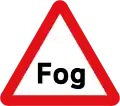 Foggy conditions may exist (1975–1994)