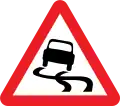 Slippery road