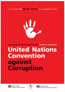 Image 24United Nations Convention against Corruption (from Political corruption)