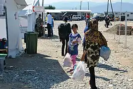 A UNHCR refugee camp at Baharka - Iraq