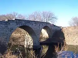 Clements Stone Arch Bridge over the Cottonwood River