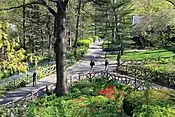 The Shakespeare Garden in Central Park, dedicated on June 2, 1989.