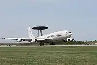 USAF Boeing E-3 takes off on a Maple Flag mission