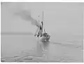 U.S.A.T. Rosecrans sailing for Nome. With Co's A and K 7th Reg. No. 1.