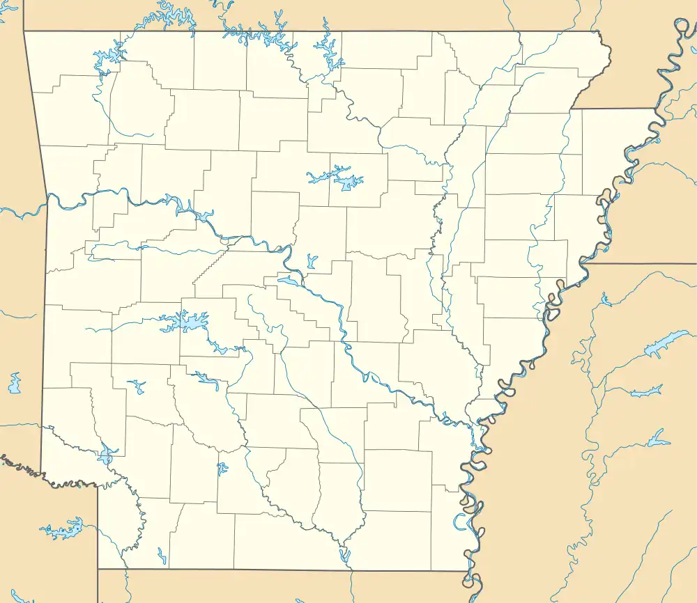Canfield is located in Arkansas