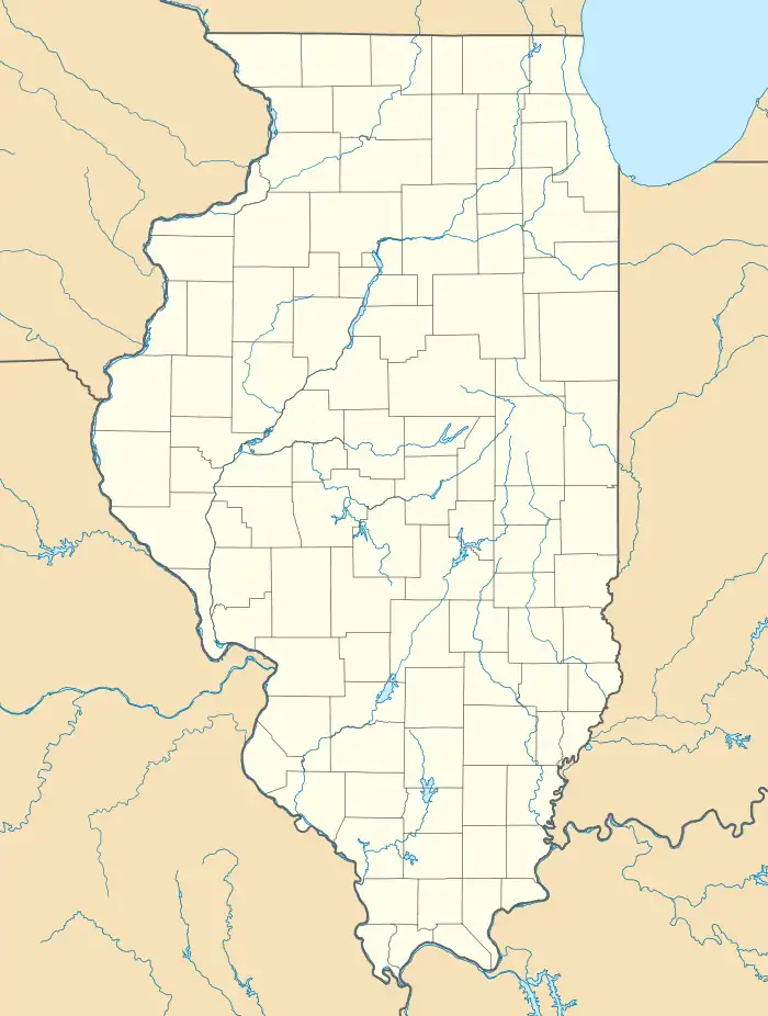Illinois is located in Illinois