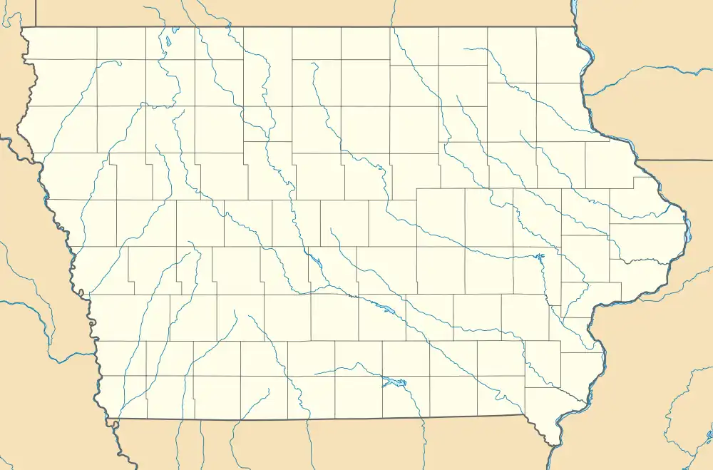 Zion, Iowa is located in Iowa