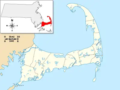 Town Boundary Markers of Barnstable, Massachusetts is located in Cape Cod