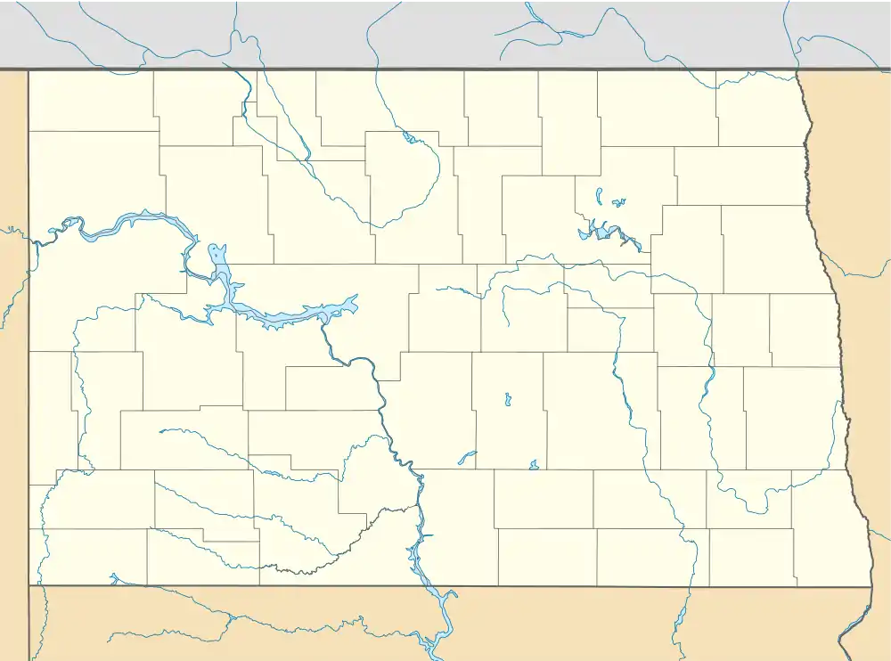 United States Post Office and Courthouse (Devils Lake, North Dakota) is located in North Dakota