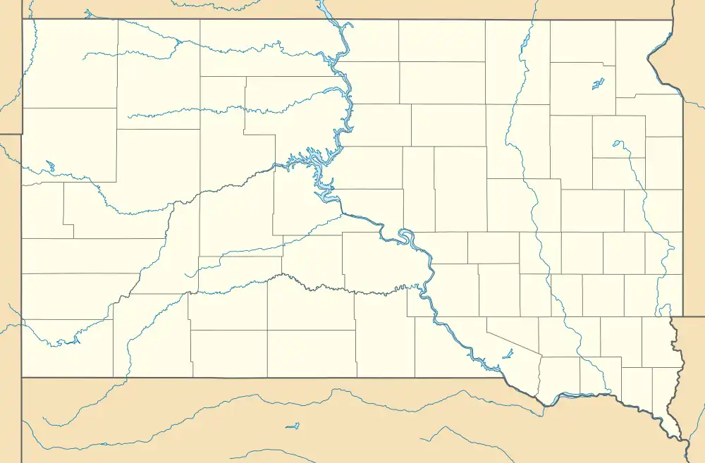Sioux Falls station (Illinois Central Railroad) is located in South Dakota