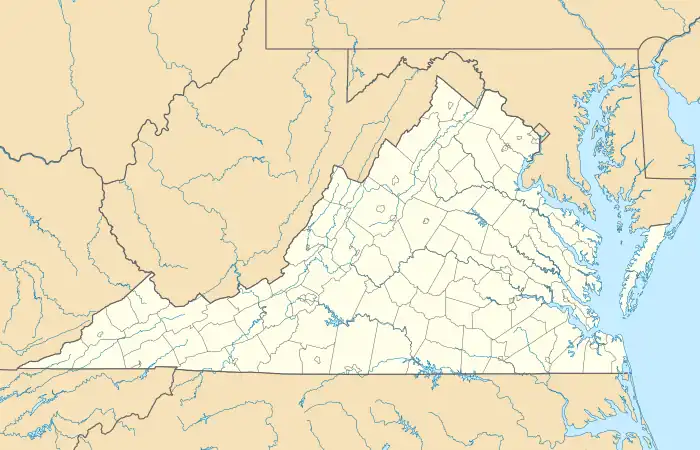 Callao is located in Virginia