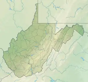 Map showing the location of Roaring Plains West Wilderness