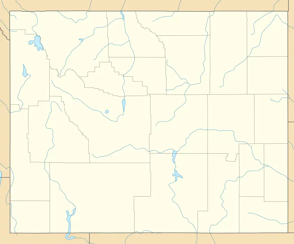 Miner's Delight, Wyoming is located in Wyoming