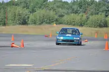 Autocross courses are made from traffic cones