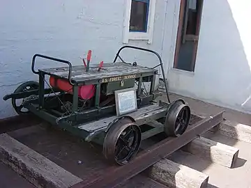 In its simplest form, an American speeder - with motor unit detachable by hand