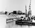 Albany at Boston Naval Shipyard in 1959.