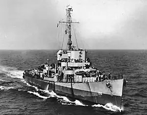 Escort Destroyer USS Baker (DE-190)