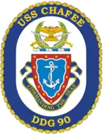The crest of USS Chafee