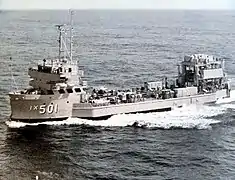 LSM(R)-501 after her conversion in 1955