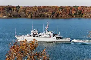 USS Falcon on the Potomac River, 2000