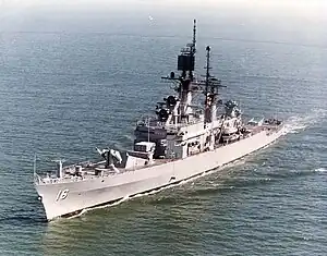 USS Leahy, lead ship of her class