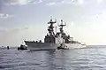 USS Moosbrugger in Port Everglades on 2 March 1992