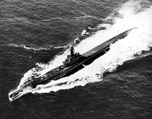 Pintado (SS-387) underway, c. 1944/1945.