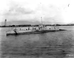 USS R-1 at Pearl Harbor 1925