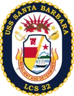 USS Santa Barbara Coat of Arms