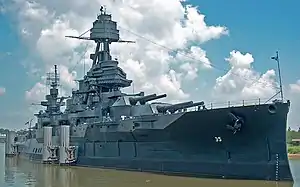 USS Texas: the only dreadnought battleship that is preserved.