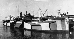 West Cheswald had design and measurements similar to West Shore, a sister ship from the same shipyard seen here c. 1918.