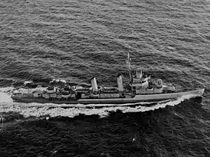 USS Wilkes (DD-441) underway in May 1943.