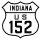 U.S. Route 152 marker