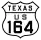U.S. Highway 164 marker