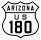 U.S. Route 180 marker