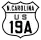 U.S. Highway 19A marker