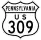 U.S. Route 309 Truck marker
