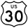 U.S. Route 30 Bypass marker