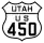 U.S. Route 450 marker