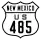 U.S. Highway 485 marker