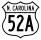 U.S. Highway 52A marker