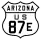 U.S. Route 87E marker